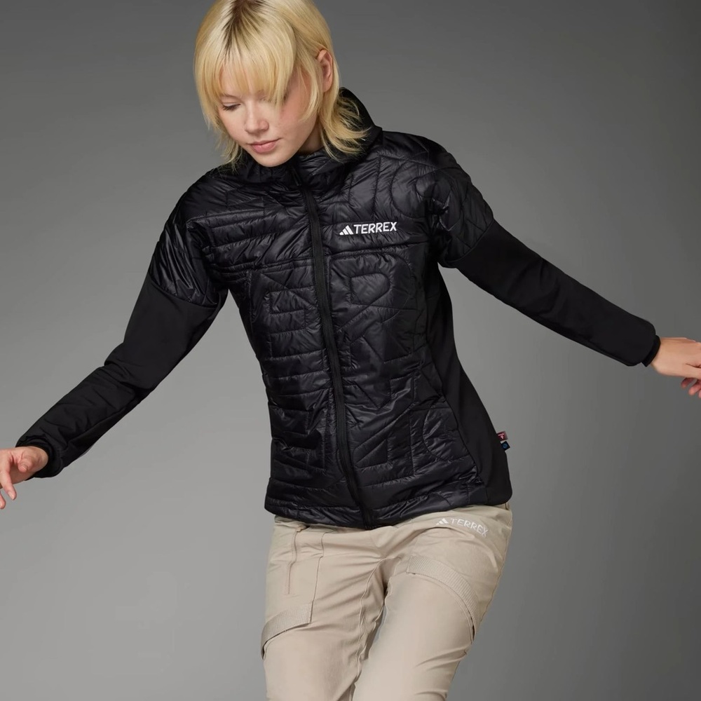 ADIDAS TERREX XPERIOR VARILITE HYBRID INSULATED FRONT LIGHT BREATHABLE JACKET - Picture 2 of 13